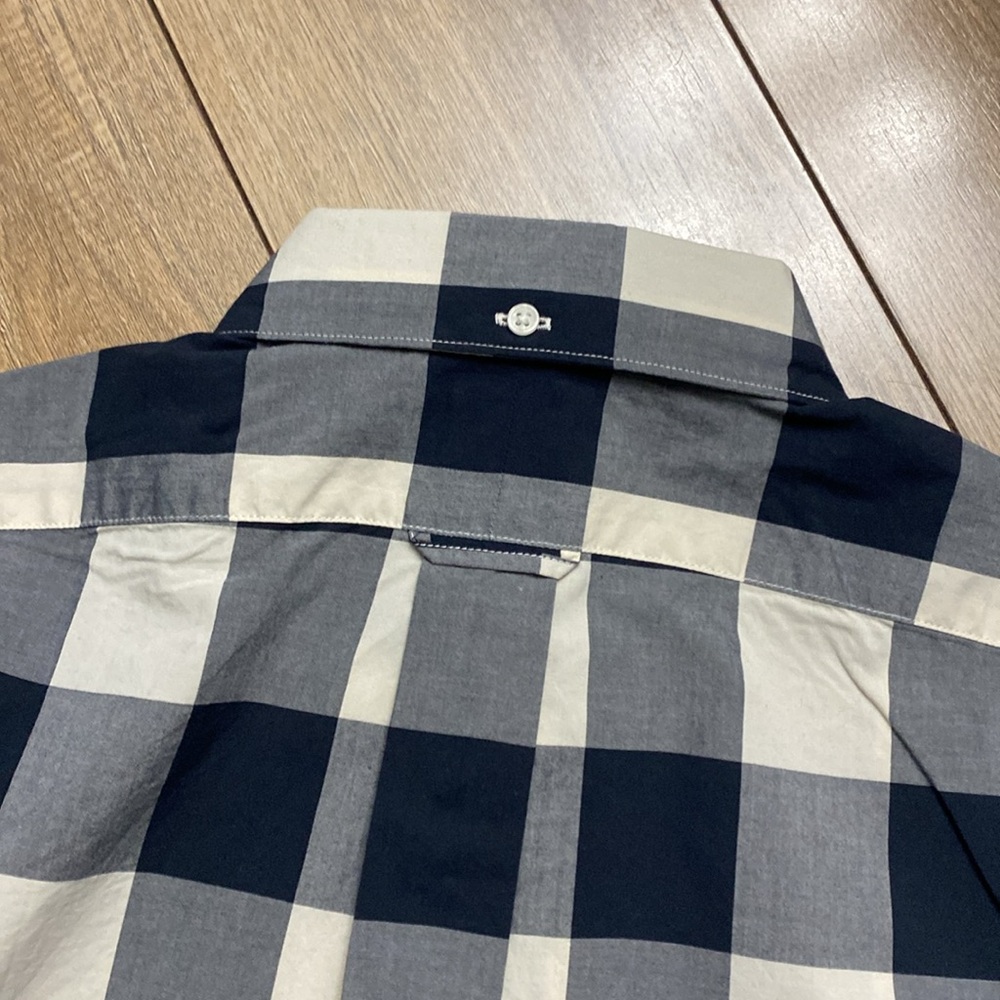 NWT TODD SNYDER Favorite LS Blue Gingham Collared Shirt - Picture 6 of 7